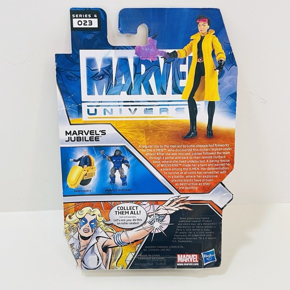 Marvel Universe JUBILEE 3.75" Figure Series 4 #023 X-Men Hasbro 2012 Sealed - Picture 2 of 5